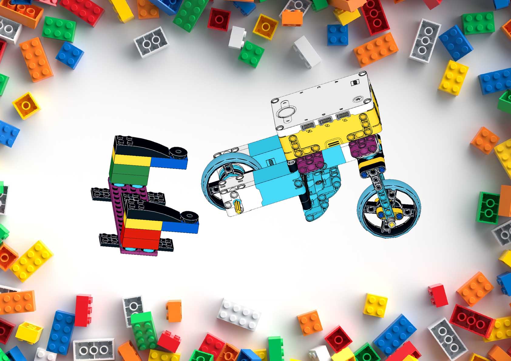 LEGO SPIKE 平衡自行车